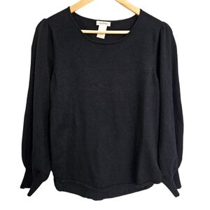 Max Studio knit balloon‎ sleeve top
